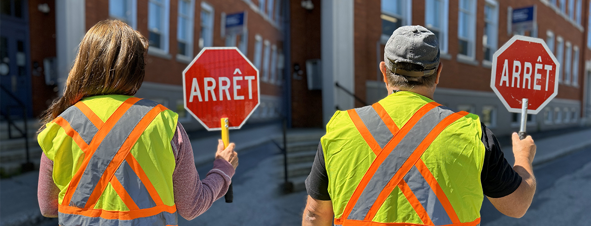 Communiqué - Une nouvelle convention collective pour les brigadiers scolaires de Magog