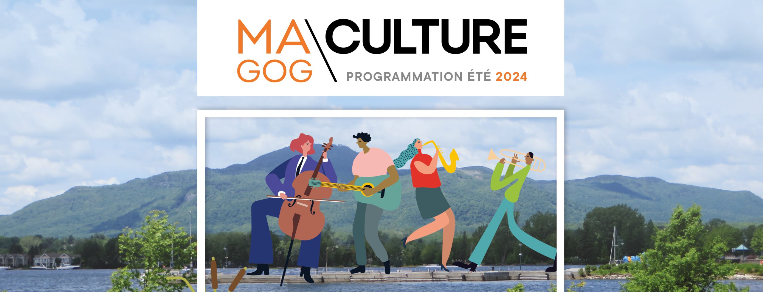 Communiqué - Une programmation culturelle estivale haute en couleur signée Magog Culture
