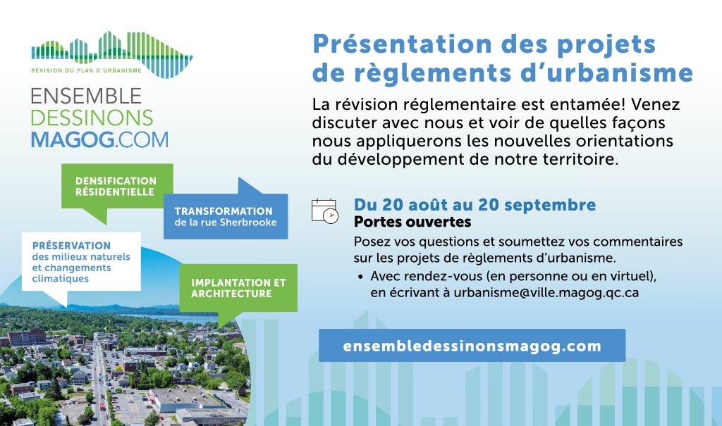 Diaporama - Révision du plan d’urbanisme de la Ville de Magog