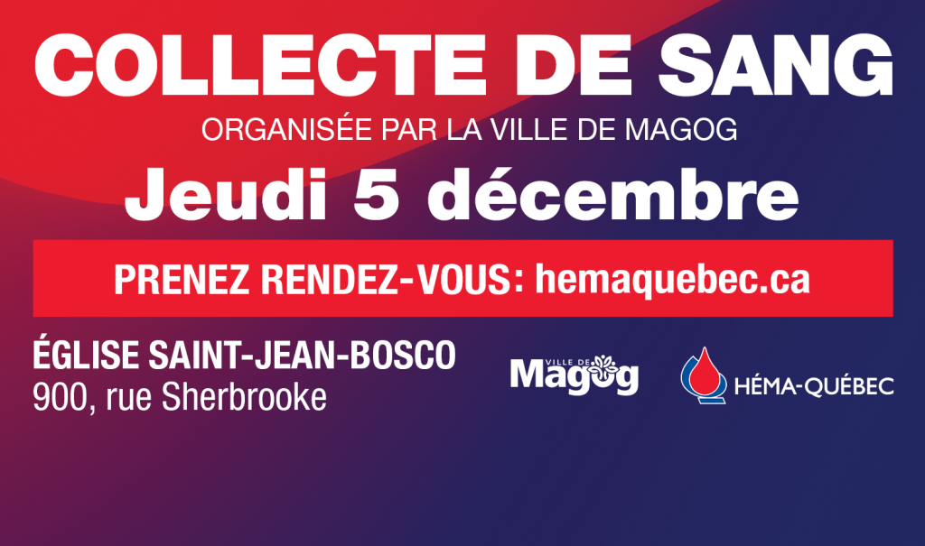 Collecte de sang 2024 - Diaporama d'accueil