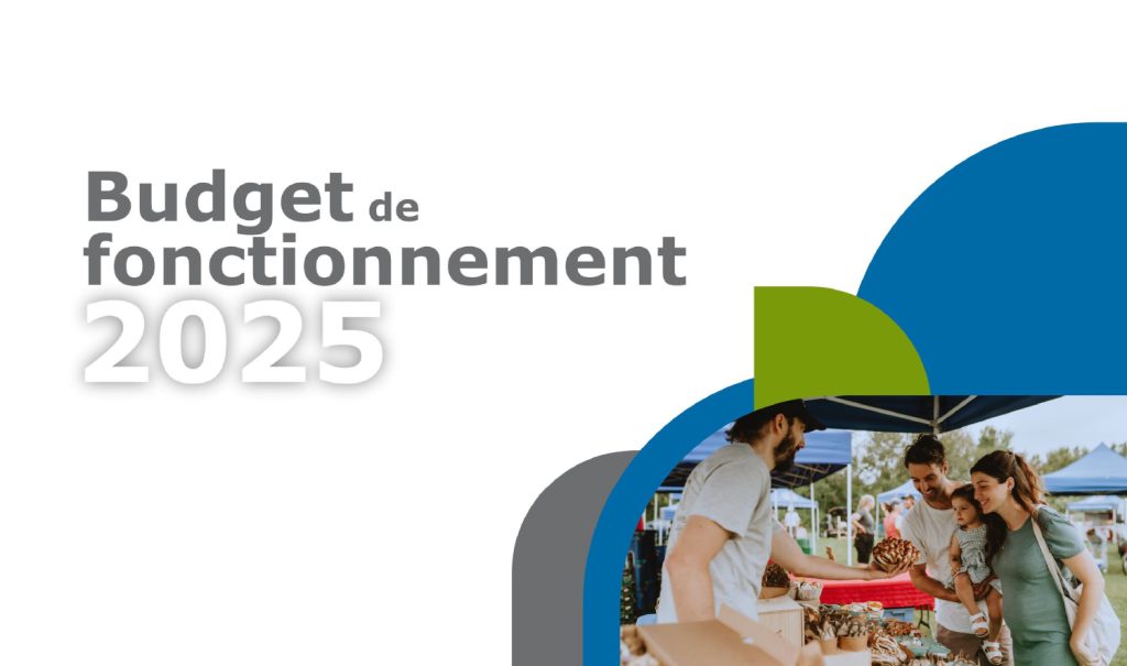 Diaporama d'accueil | Budget de fonctionnement 2025 de la Ville de Magog