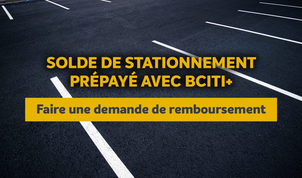 Diaporama d'accueil - Stationnement prépayé avec bciti+ : faire une demande de remboursement