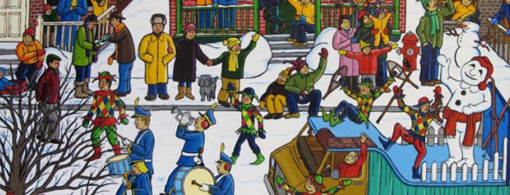 Peintre naïf ou bédéiste sur toile? - Exposition de François Vallée