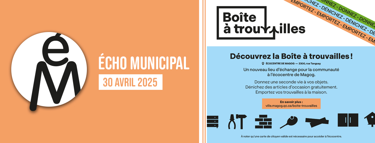 Écho municipal – 2025-04-30