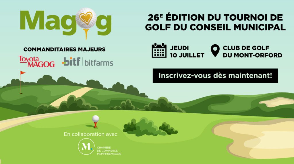 Diaporama d'accueil - 26e édition du Tournoi de golf du conseil municipal