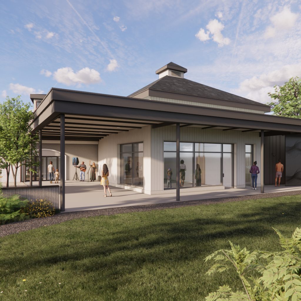 Plage des Cantons - Bâtiment de services