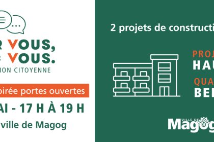 Communiqué - Soirée portes ouvertes | Deux projets de construction résidentiels : Quartier Belvédère et Projet Haute-Rive
