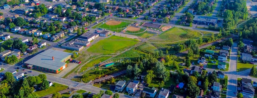 Espace Saint-Luc - Vue aérienne