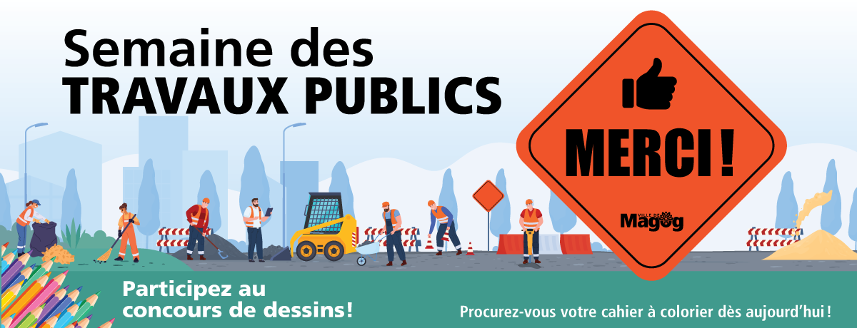 Communiqué - La Ville de Magog célèbre la Semaine nationale des travaux publics avec les artistes de demain