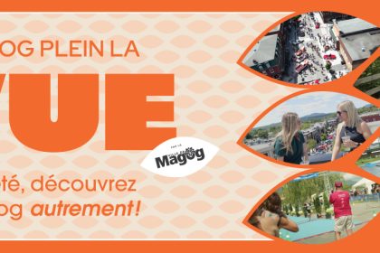 Communiqué - Campagne d’attractivité Magog plein la vue | Cet été, la Ville de Magog vous invite à redécouvrir les lieux emblématiques de son territoire autrement!