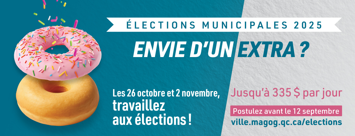 Actualité - Envie d’un extra? Travaillez aux élections municipales 2025!