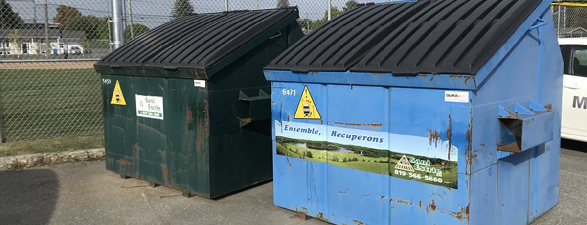 Actualité - Remplacement des conteneurs de déchets et de matières organiques