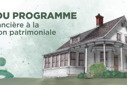 Communiqué - Bilan du programme d’aide financière à la restauration patrimoniale