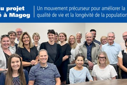 Communiqué - Lancement du projet Longévitalité à Magog | Un mouvement précurseur pour améliorer la qualité de vie et la longévité de la population