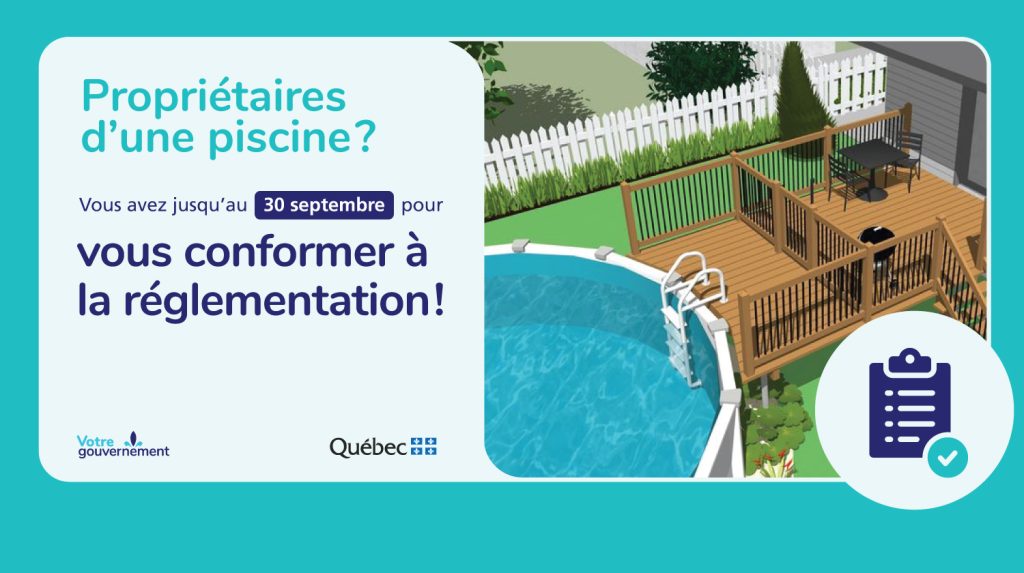 Règlement sur la sécurité des piscines résidentielles