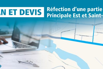 Communiqué - Réfection et aménagement de la rue Principale Est | Les travaux débuteront au printemps 2026
