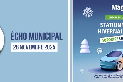 Écho municipal – 2025-11-26