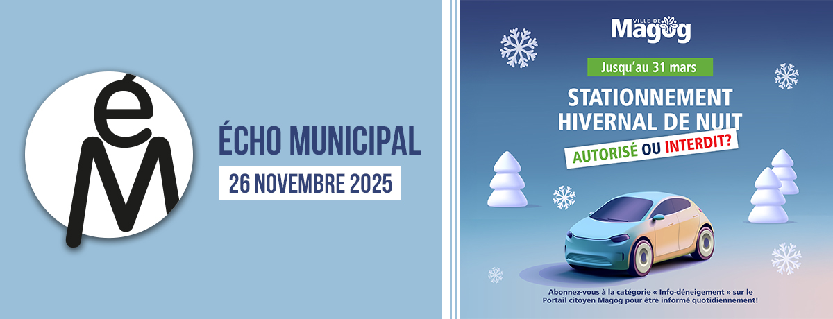 Écho municipal – 2025-11-26