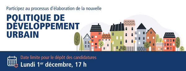 Communiqué - Élaboration d’une nouvelle Politique de développement urbain | La Ville de Magog recherche des bénévoles pour se joindre au comité citoyen