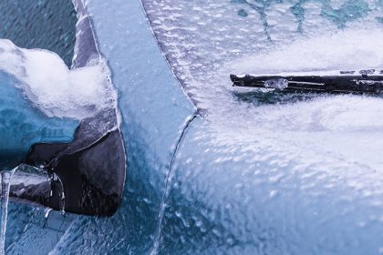 Actualité - Verglas voiture