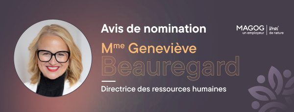 Communiqué - Mme Geneviève Beauregard nommée directrice des ressources humaines - 2026-02-03
