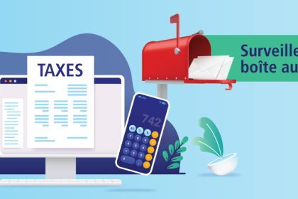 Distribution des comptes de taxes municipales