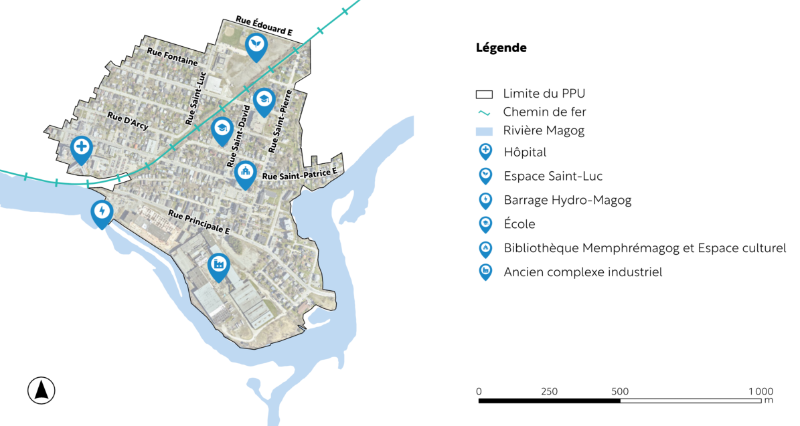 Plan du quartier des Tisserands