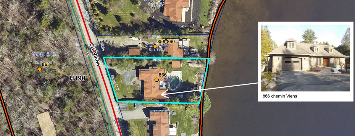 Demande de démolition - 866, chemin Viens