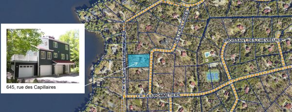 Demande de dérogation mineure - 645, rue des Capillaires