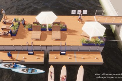 Communiqué - Parc flottant au quai MacPherson | Le projet progresse. Un registre permettra aux citoyens de s’exprimer