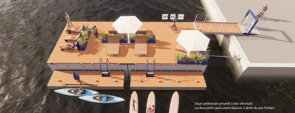 Communiqué - Parc flottant au quai MacPherson | Le projet progresse. Un registre permettra aux citoyens de s’exprimer