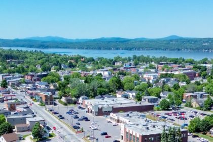 Photo aérienne - Magog