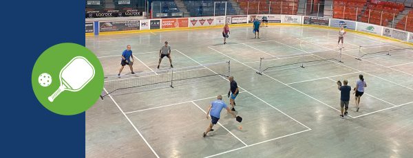 Pickleball à l'aréna de Magog