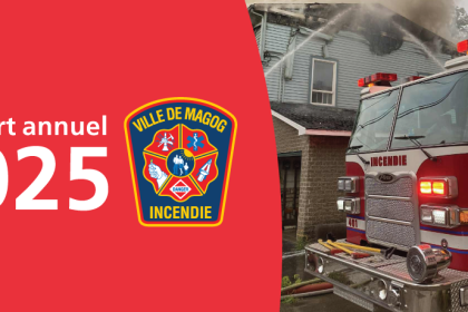 Communiqué - Le Service de sécurité incendie de Magog dévoile son rapport annuel 2025