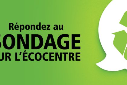 Communiqué - La population invitée à répondre à un sondage sur l’écocentre de la Ville de Magog
