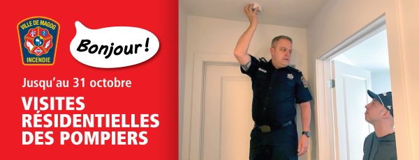 Actualité - Début des visites résidentielles des pompiers