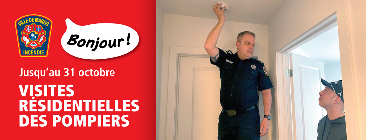 Actualité - Début des visites résidentielles des pompiers