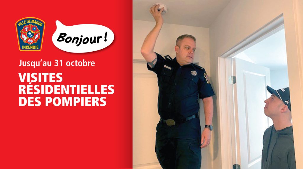 Visites résidentielles des pompiers