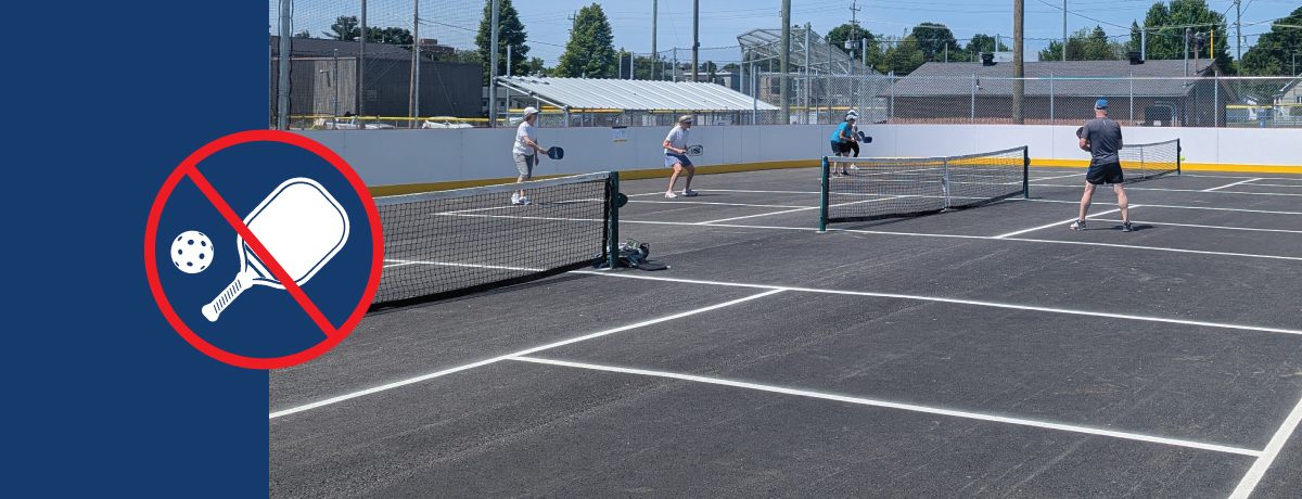 Actualité - Travaux sur les terrains de pickleball du parc Maurice-Théroux | Fermeture du jeudi 4 juin au mardi 9 juin