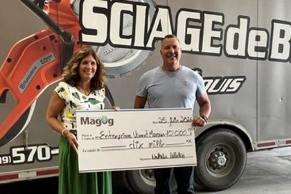 Communiqué - La Ville de Magog accorde une subvention de 10 000 $ à Les entreprises Vincent Marquis