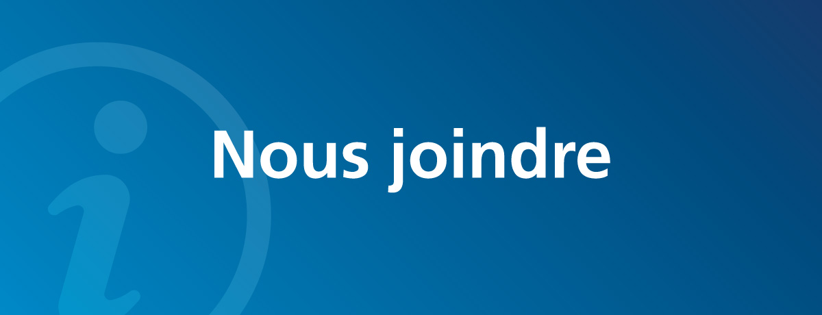 Grands projets - Nous joindre Grands projets - Nous joindre