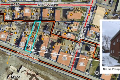 Avis public - Demande de démolition pour le 165, rue Principale Est