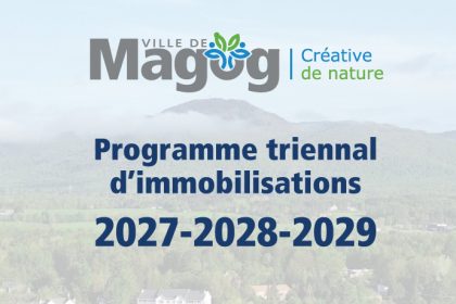 Programme triennal d'immobilisations 2027-2028-2029