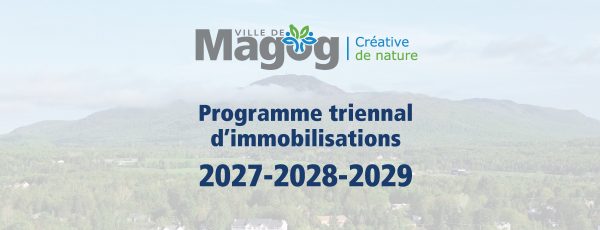 Programme triennal d'immobilisations 2027-2028-2029